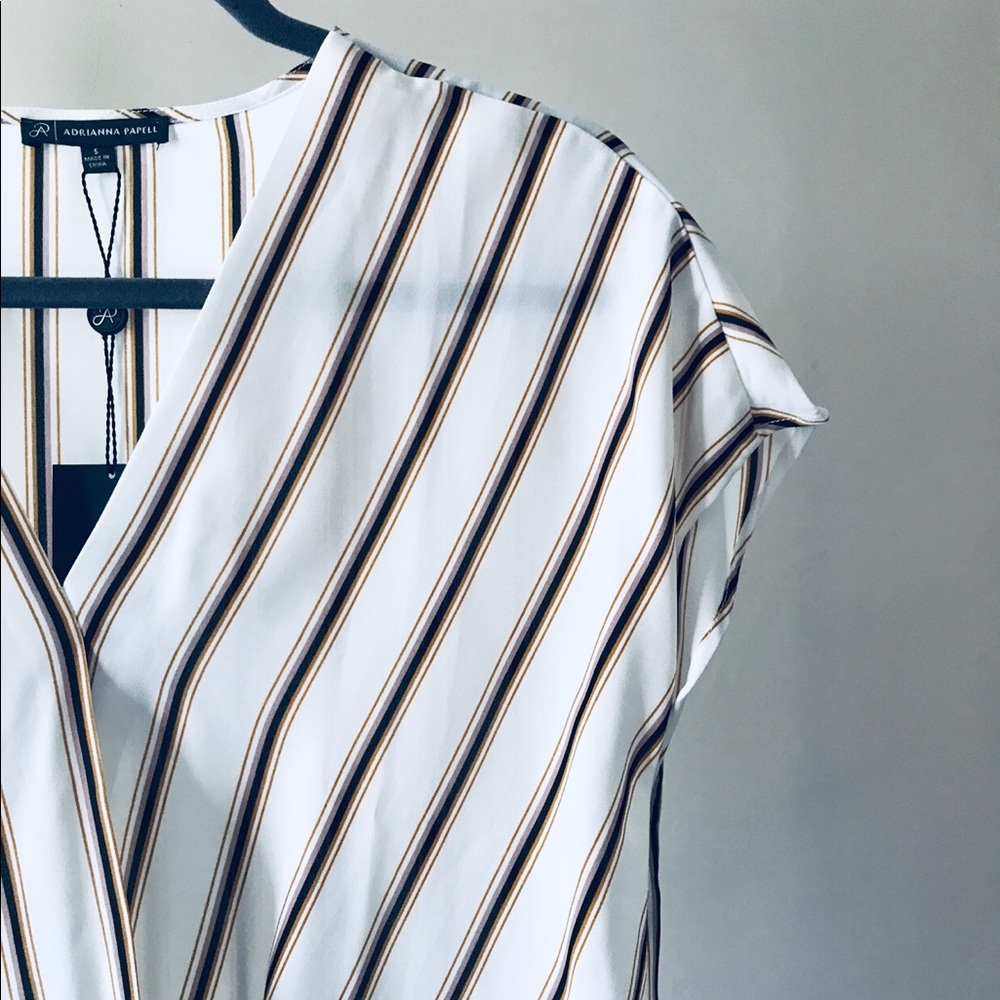 ADRIANNE PAPELL | Blouse short sleeves